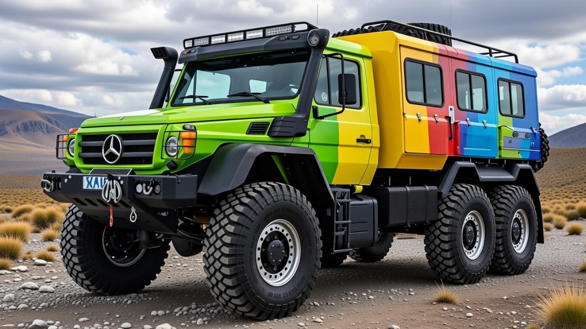 No Roads, No Rules: The 2026 Mercedes Unimog 6×6 Camper Is Built for the World’s Wildest Adventures